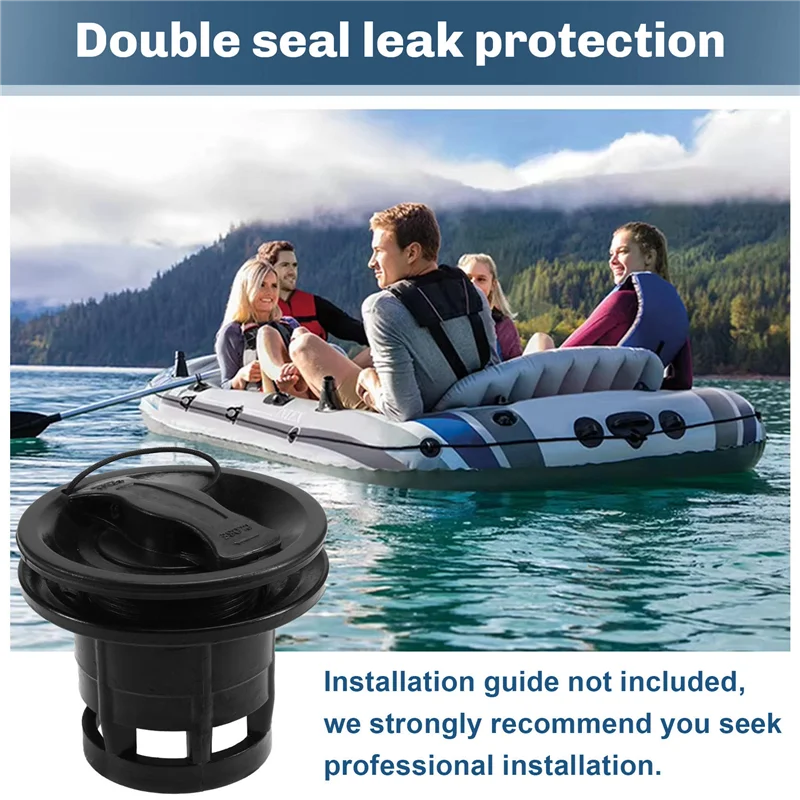 ABTC-8 Holes Inflatable Boat Raft Dinghy Kayak Canoe Air Valve Adapter Cap Proof Protection Raft Dinghy Universal Accessories