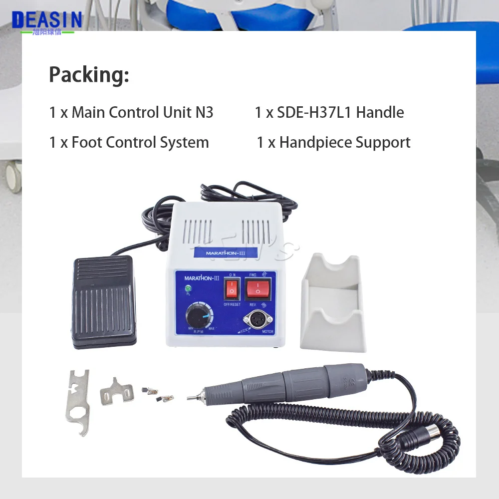 Dental LAB Marathon N3 Micromotor Micro motor 35000RPM Handpiece Lab Equipment UE SDE-H37L1 35K RPM Handpiece