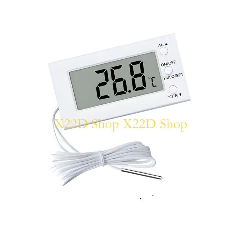 X22D Digital Probe Temperature Gauge With Notification For Freezer Oven And Cooking Top Installation 50 To 300℃