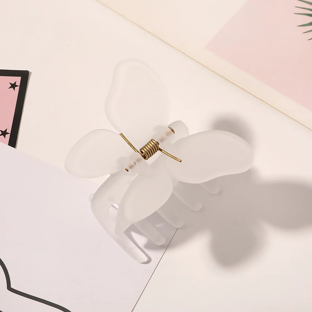 Frauen Kleine Schmetterling Haar Klaue Acryl Klaue Clip Mädchen Süße Haarnadel Krabben Haar Clips Chic Haar Clip Mode Haar Zubehör – Detail 29