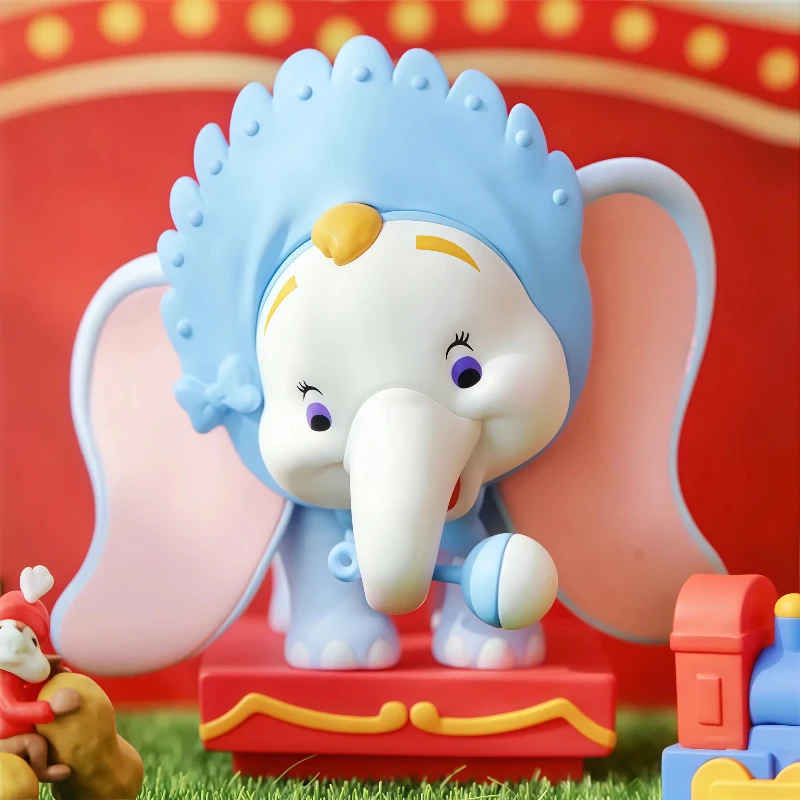 52 لعب منتج جديد حقيقي ديزني دامبو سلسلة وقت سعيد صندوق أعمى الإبداعية اليدوية لطيف العصرية دمية زخرفة لعبة هدية عيد