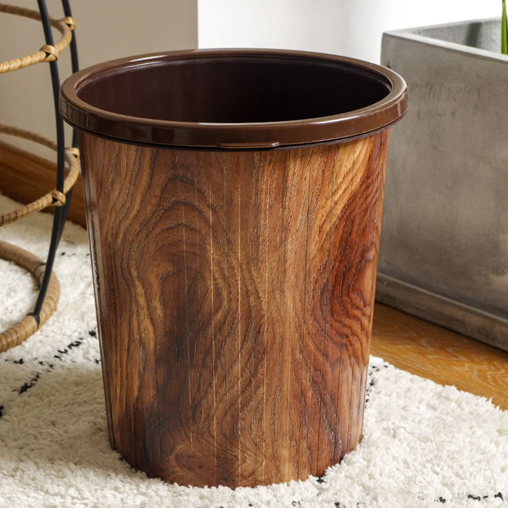 

1Pcs Durable PP Kitchen Garbage Can Humanized Design Stylish Waste Container For Living Space