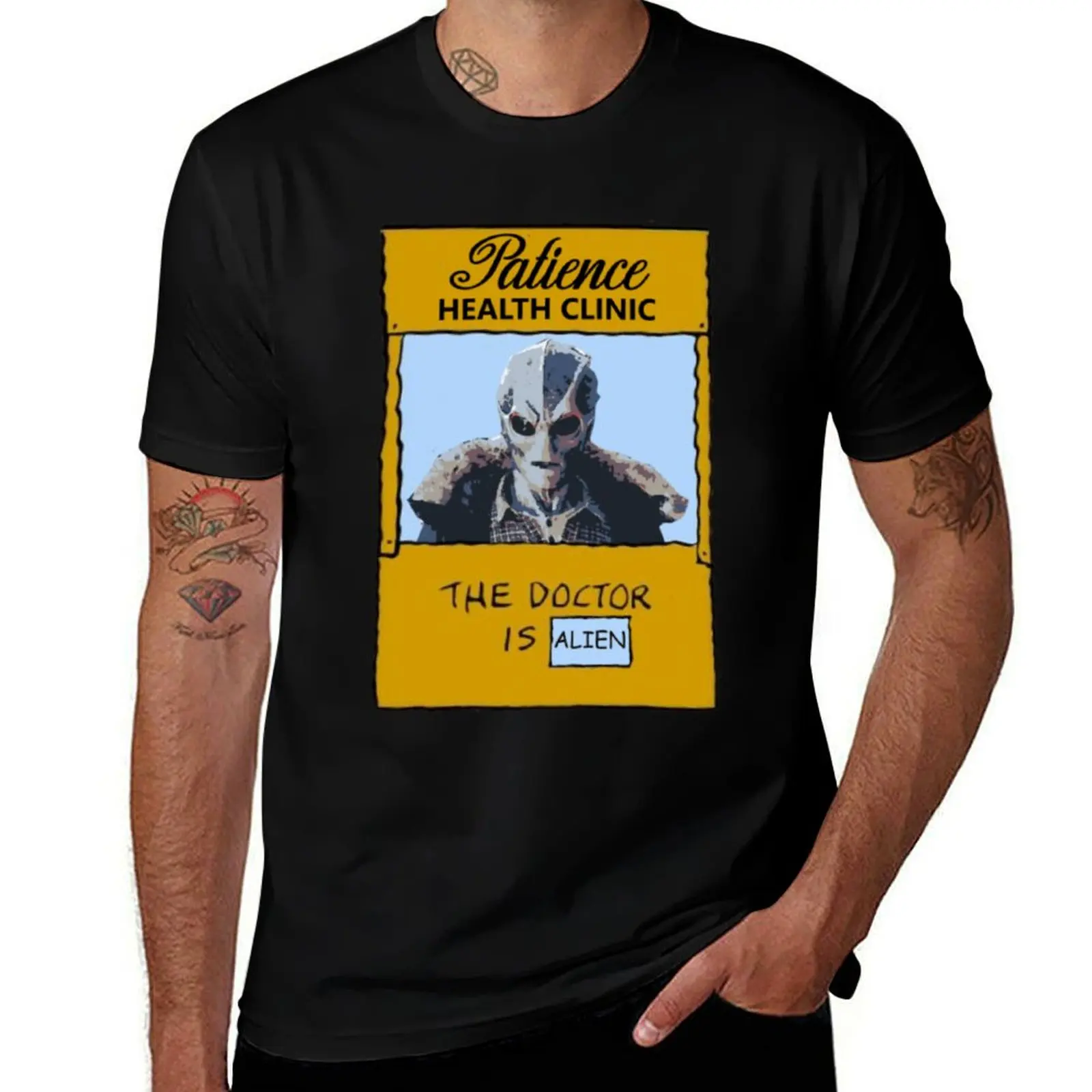 Resident Alien - The Doctor Is Alien Perfect Xmas Gift Fan T-Shirt Basic Comfort Fit for Men T-Shirt