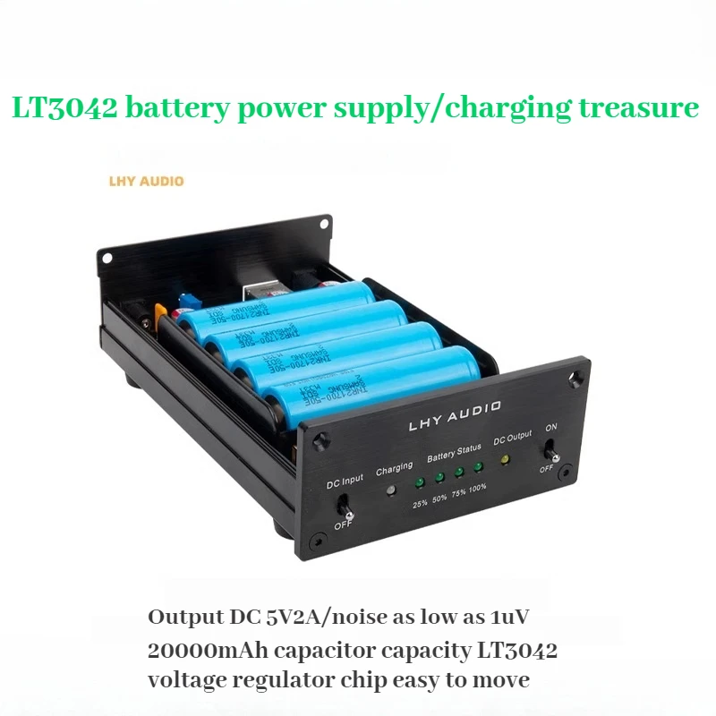 LHY LT3042 battery power supply low noise high precision DC linear voltage regulator USB 5V 12v2A power bank