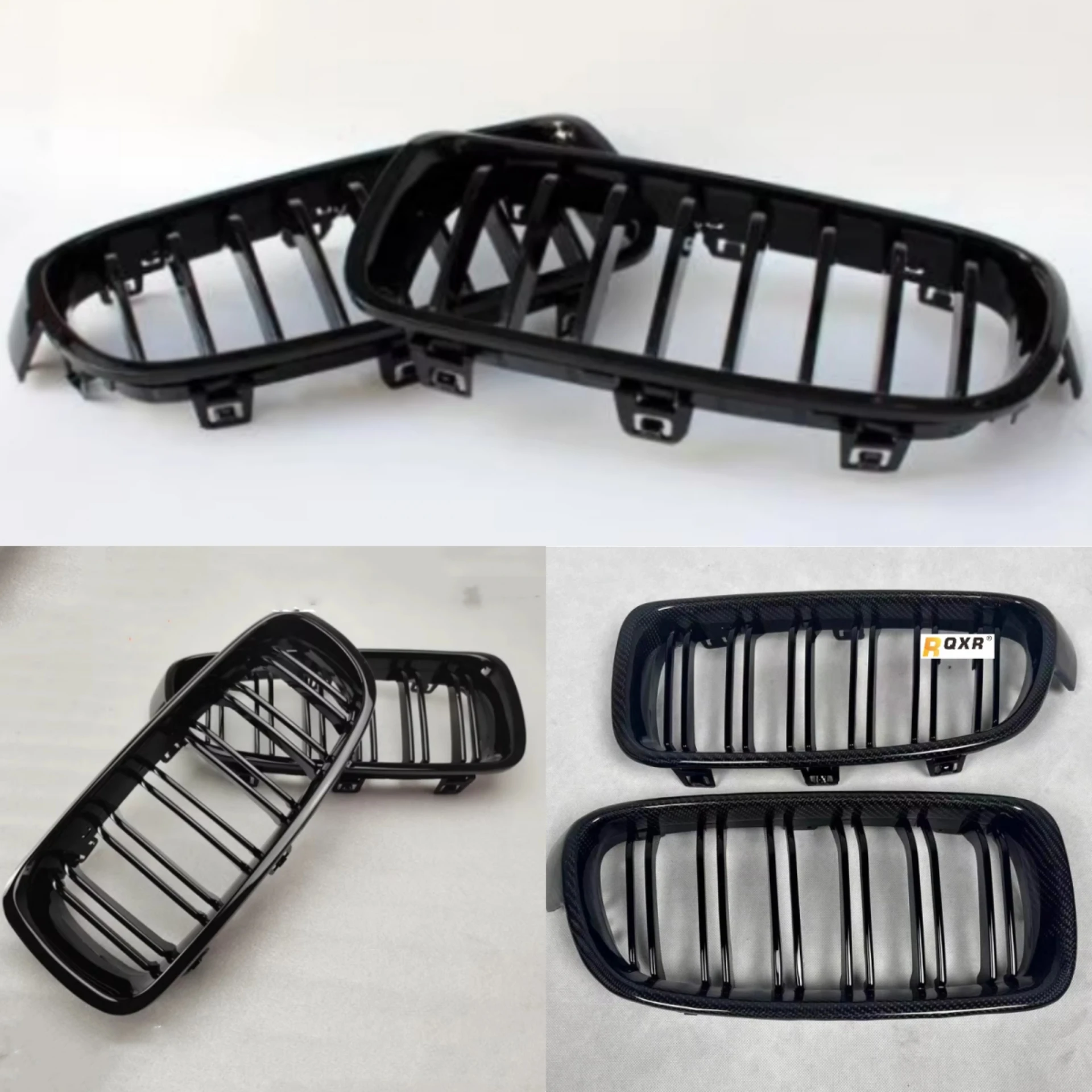 

Carbon Fiber Grille Black Radiator Grill for BMW 3 Series F30 F35 320li 330li 325li 2013-2019 Modified Bumper Net