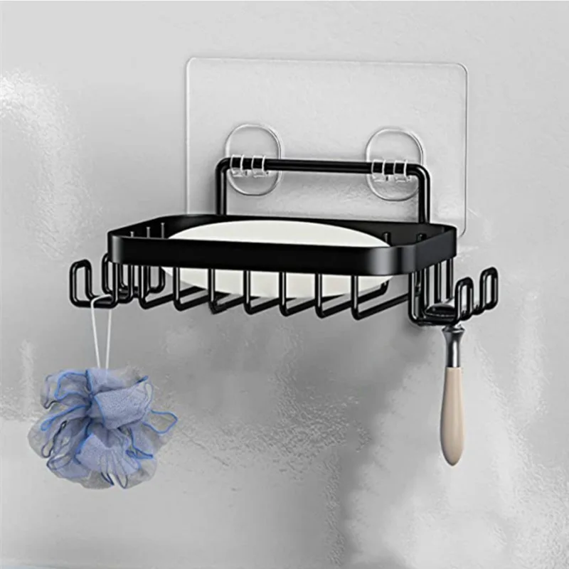 Exclusive for Cross-Border Punch-Free Soap Box Toilet Soap Draining Rack Wash Basin Soap Holder Storage Rack Storage Rack