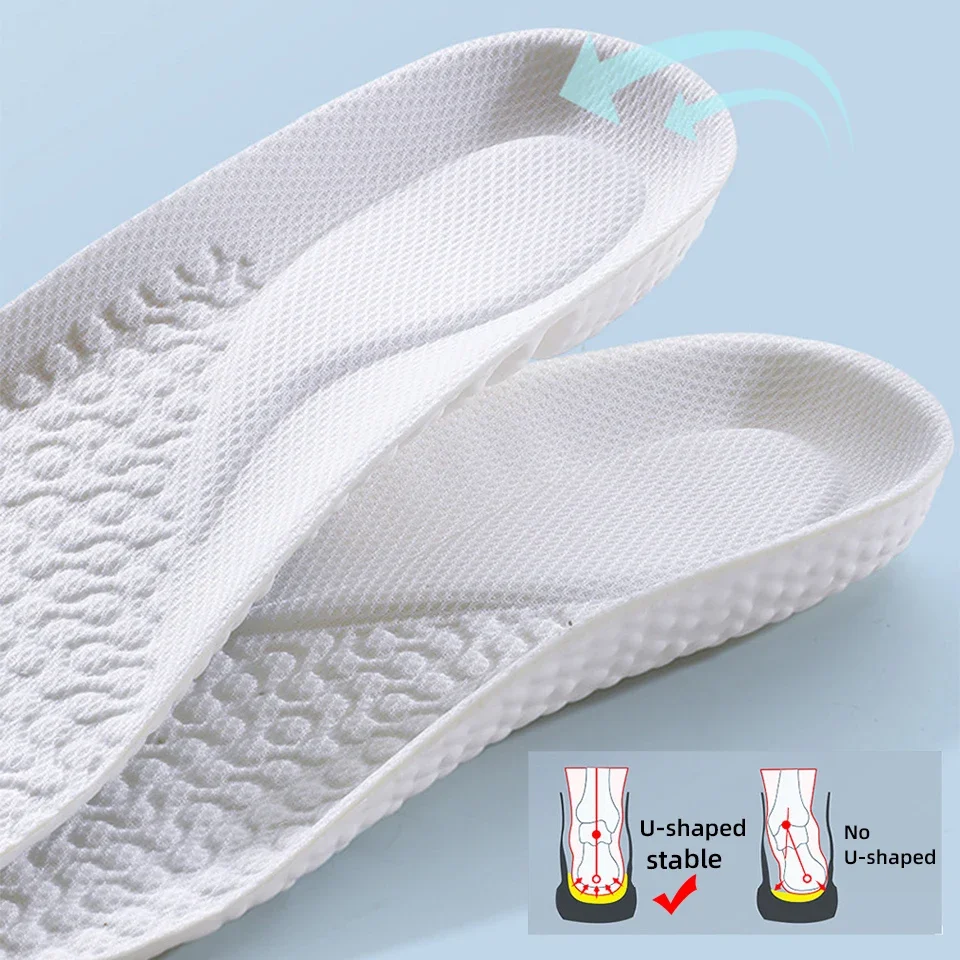 EVA Insoles for Shoes Sole Shock Absorption Deodorant Breathable Cushion Running Insoles for Feet Man Women Orthopedic Insoles