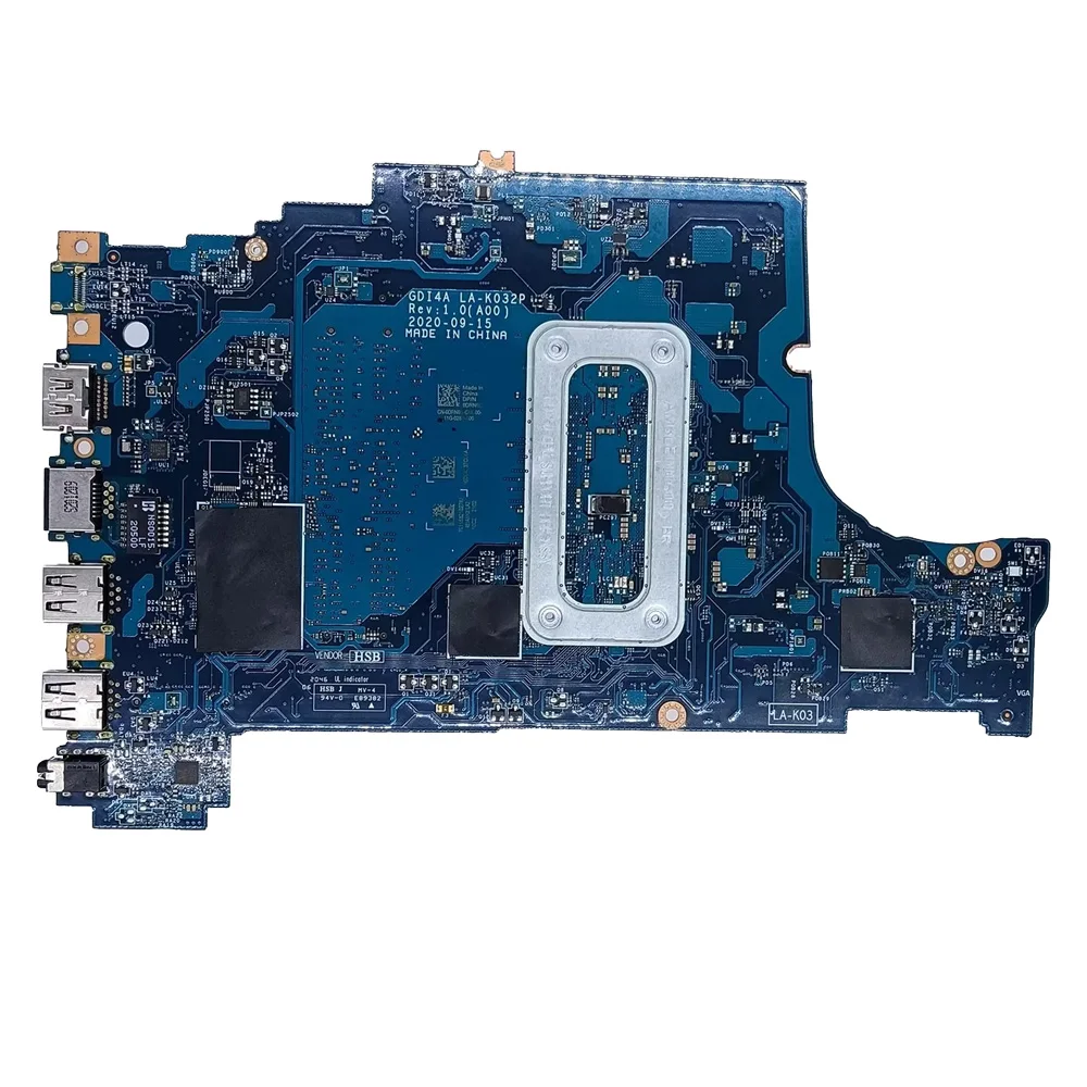 LA-K032P For DELL Vostro 15 3501 3500 Laptop Motherboard Notebook Mainboard Accessories With I5-1135G7 CPU Tested 100% Work