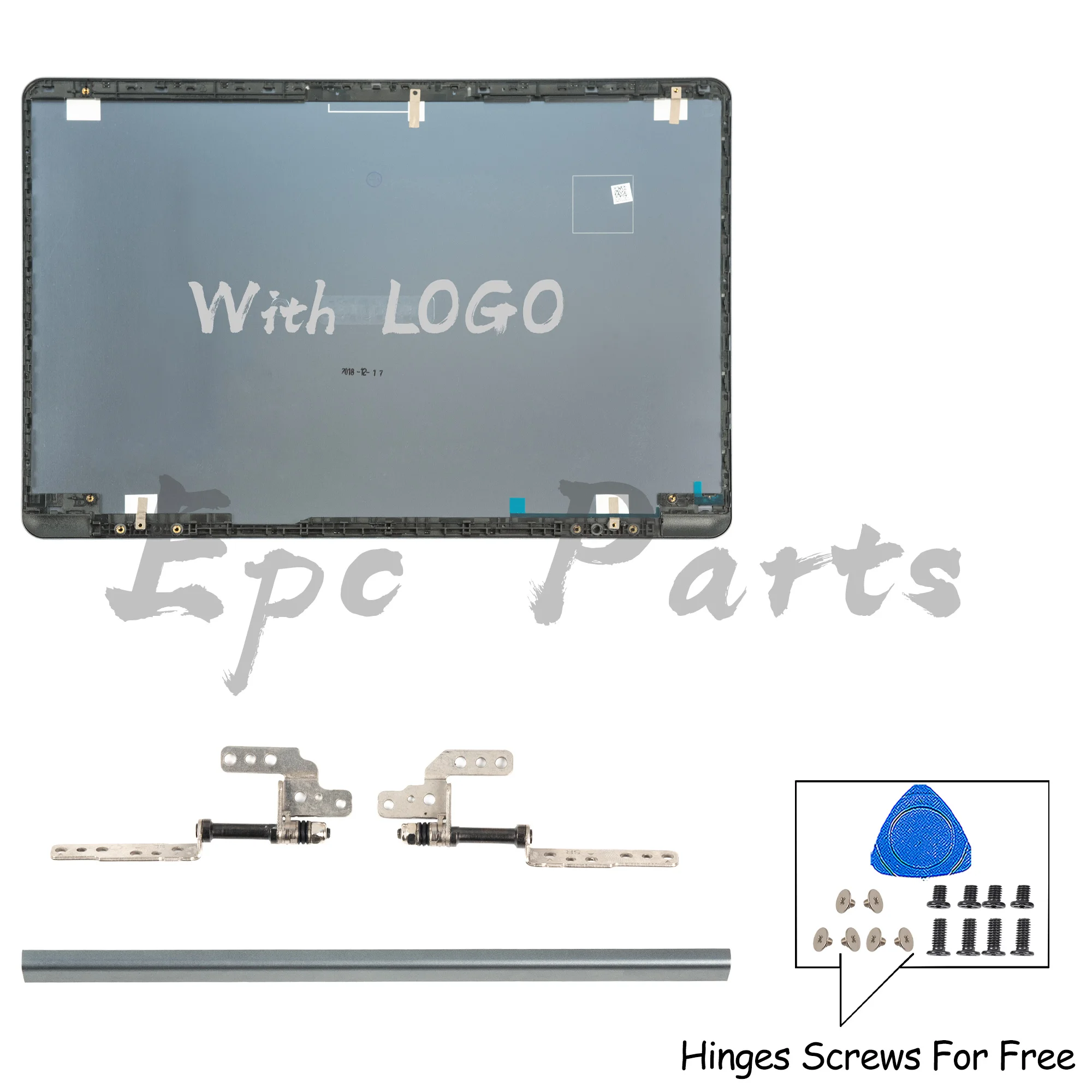 

Epc Parts For VivoBook X510 F510U S510 F510 s5100 S510U A510 A510U Metal LCD Back Cover Hinges Top Lid Housing case Repair