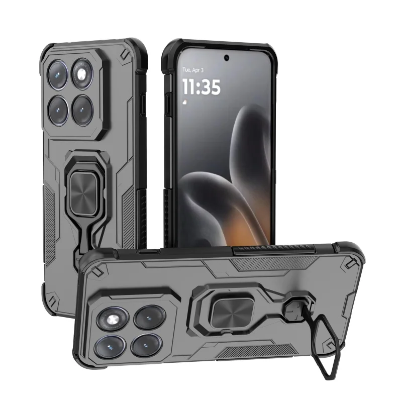 Funda para Moto Edge 70 Pro, Carcasa para Motorola Moto Edge 70 Pro, Protector de Teléfono con Anillo Magnético Trasero, Fundas Moto Edge 70 Pro