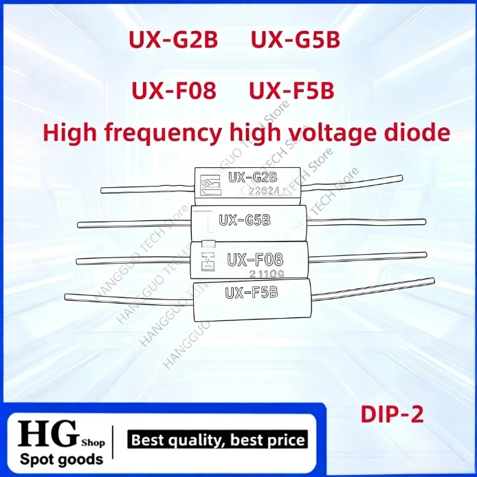 5PCS/Lot UX-F5B ux-G5B UX-C2B UX-FOB DIP-2 High voltage silicon stack 500mZA8kV40nS high frequency high voltage diode