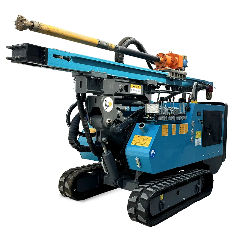 Impianto di perforazione idraulico diesel personalizzato DTH per operazioni di estrazione e estrazione di pozzi aperti Costruito su misura