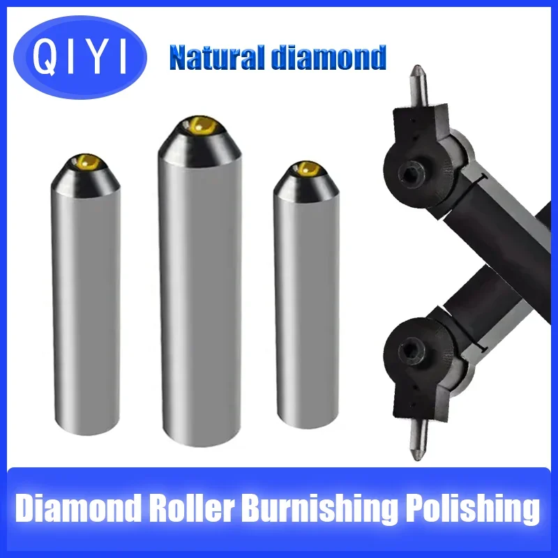 QIYI Diamond Mirror Finishing Rolling Cutter Holder Tool CNC Lathe Chip Removing Roller Burnishing Polishing