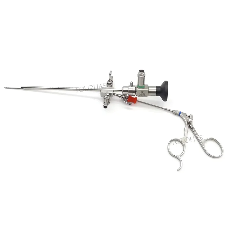LHWAS2330 Pet Medical Equipment Dog and Cat Surgical Instruments with Forceps Veterinary Rigid Endoscope
