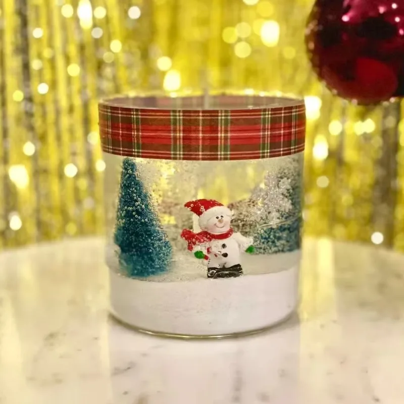 Winter wonderland Christmas Gel Candle Christmas scenery