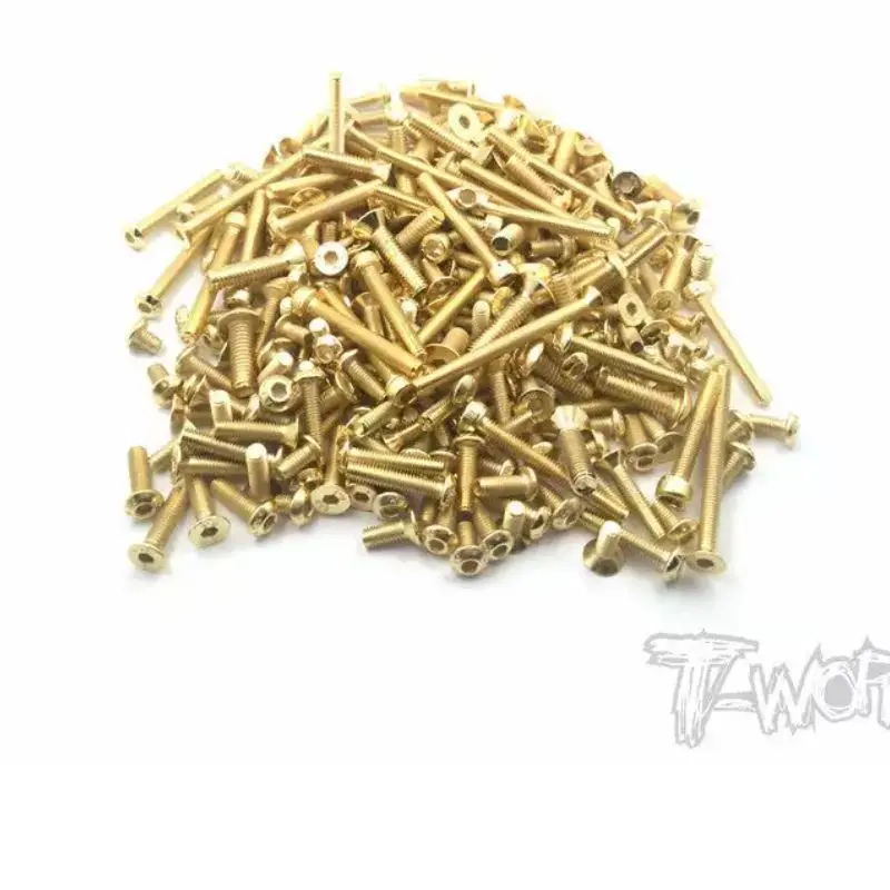 Original T works GSS-MP10E Gold Plated Steel Screw Set 146pcs. ( For Kyosho MP10E ) Professional Rc part