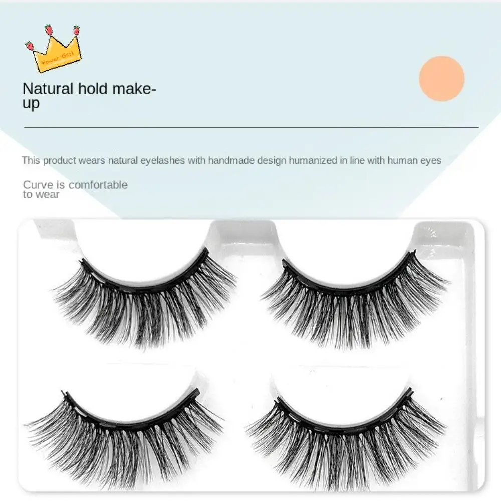 Eyeliner Aspirazione magnetica Ciglia finte Soffici ciglia finte 3D a lunga durata Set Estensione trucco Ciglia a grappolo completo Cosplay