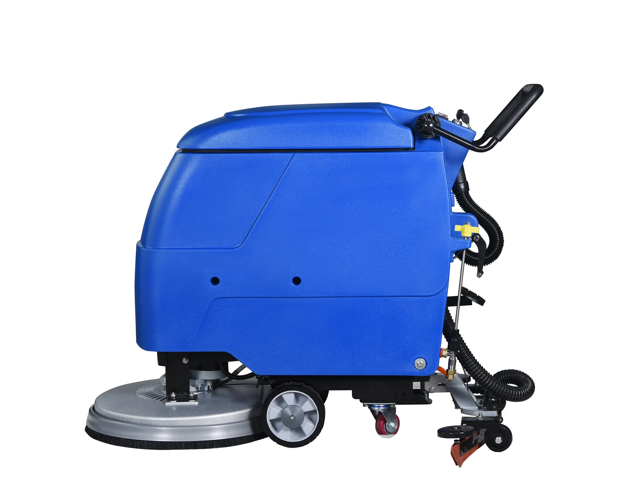 高品質の手動コードレス工業用床スクラバー: 手動充電、床メンテナンス用の自動洗浄