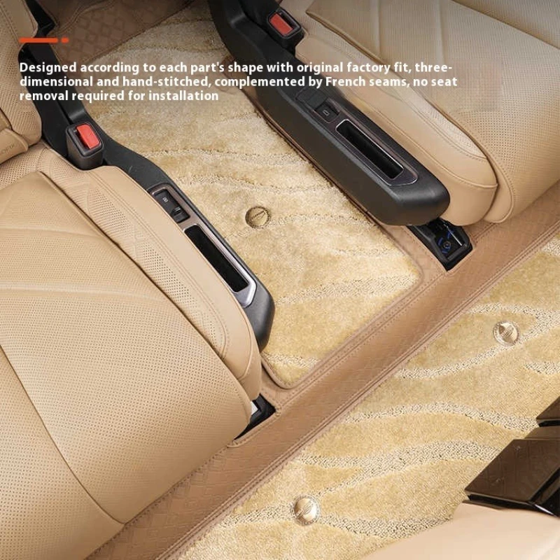 BYD Leopard 8 Carpet Floor Mats - Double-Layer Waterproof - Image 5