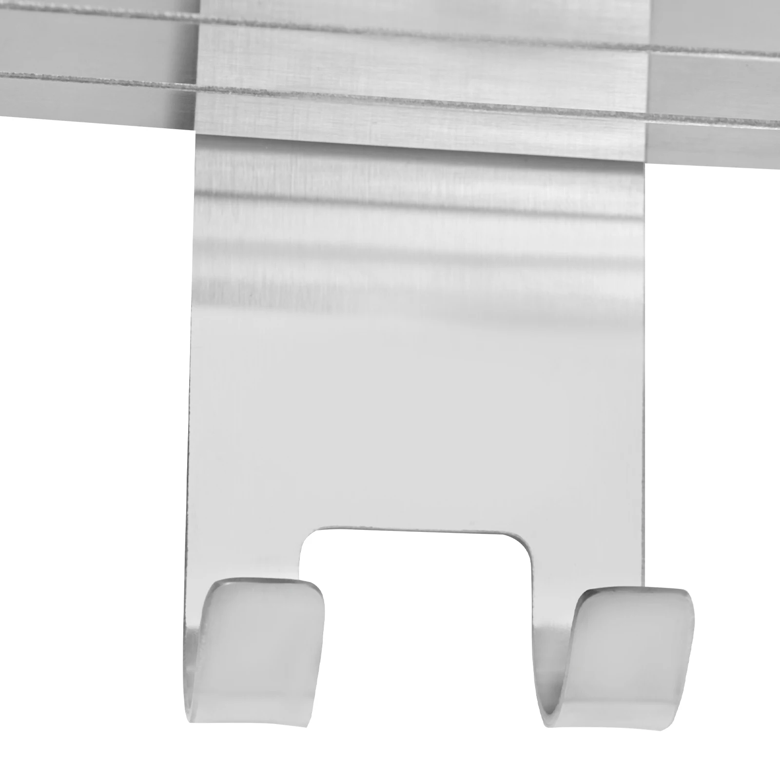 304 Edelstahl 2-stufiges Badezimmerregal, hängender Duschorganizer mit 15 kg Tragkraft, rostfreies, platzsparendes Aufbewahrungsregal für Badezimmer und Küche (Silber) – Detail 9