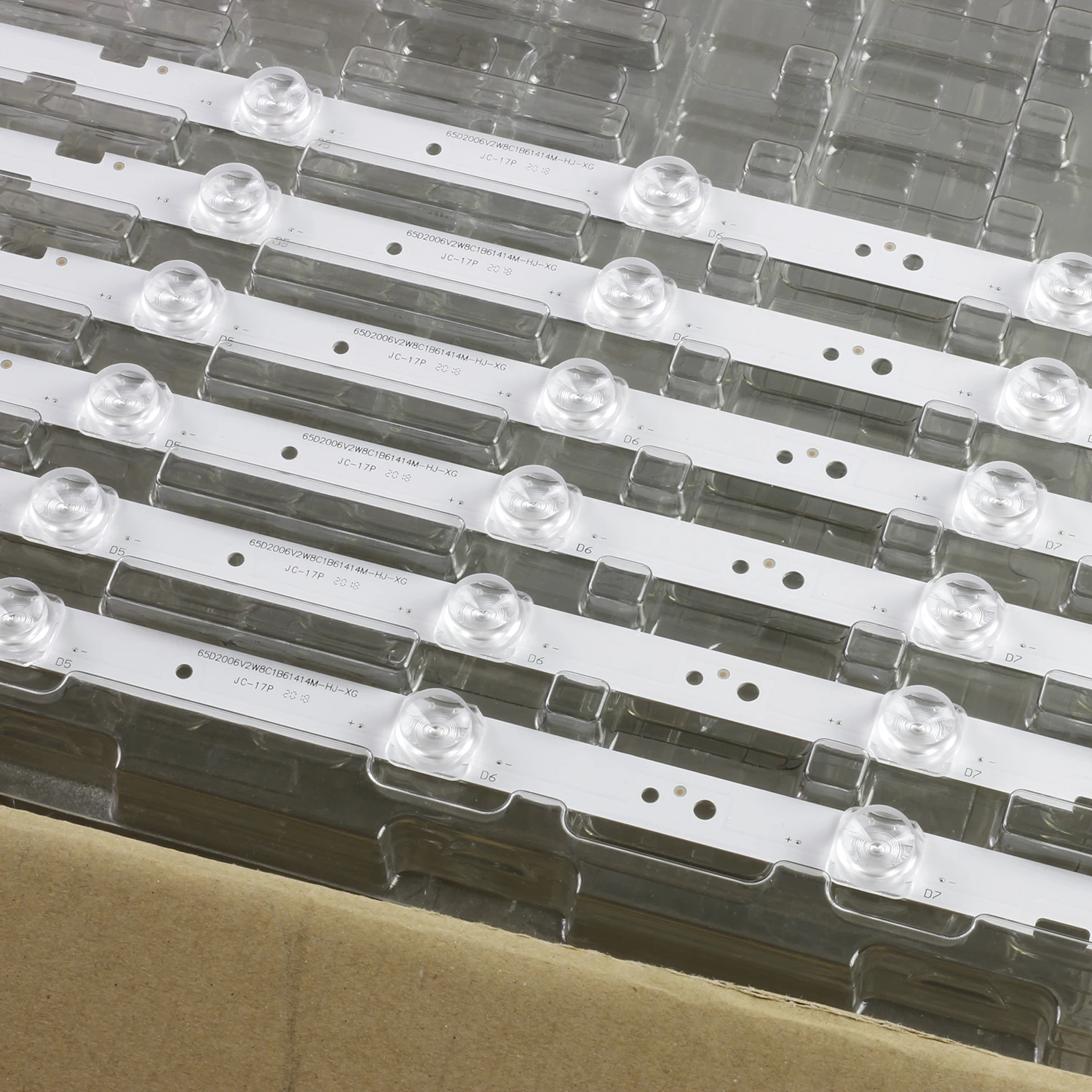 Tira de retroiluminación LED 8 lámparas para TV TCL 65" JL.D 65081330 -365AS-M_V03 65S421LCAA 4C-LB6508-PF02J 65S421 65S425TACA 65S4LEAA 65S425