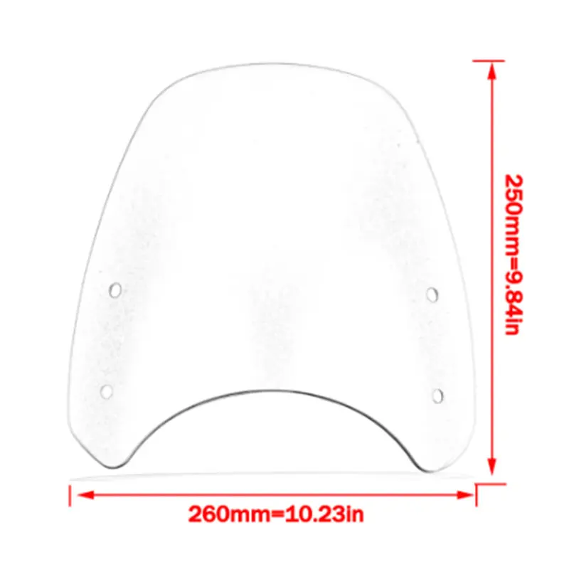 Windscreen Screen For Royal Enfield Interceptor 650 Wind Deflectors Fly Screen Pare-brise Windshield Bracket Headlight Mount