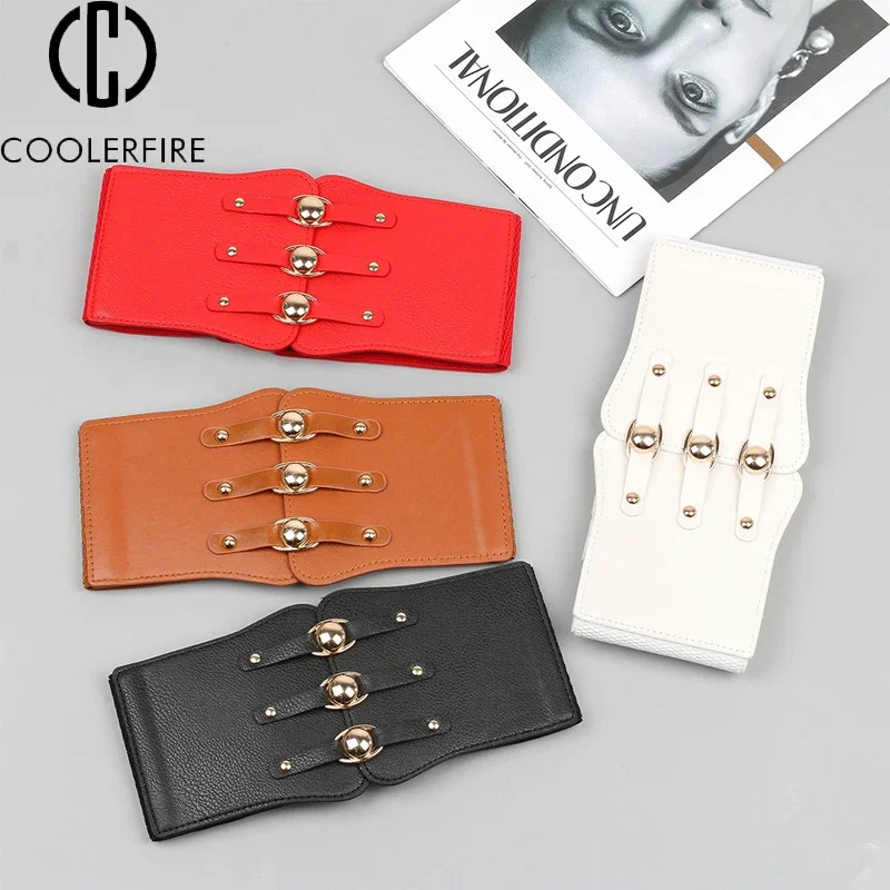 

Эластичные широкие корсетные ремни для женщин, пояс больших размеров, женское платье, пояс, большие эластичные пояса, аксессуары для одежды TL003