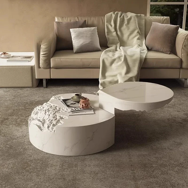 Designer Nordic Coffee Table Aesthetic Standing Unique Living Room Coffee Table Modern Luxury Mesa Auxiliar Postmodern Furniture