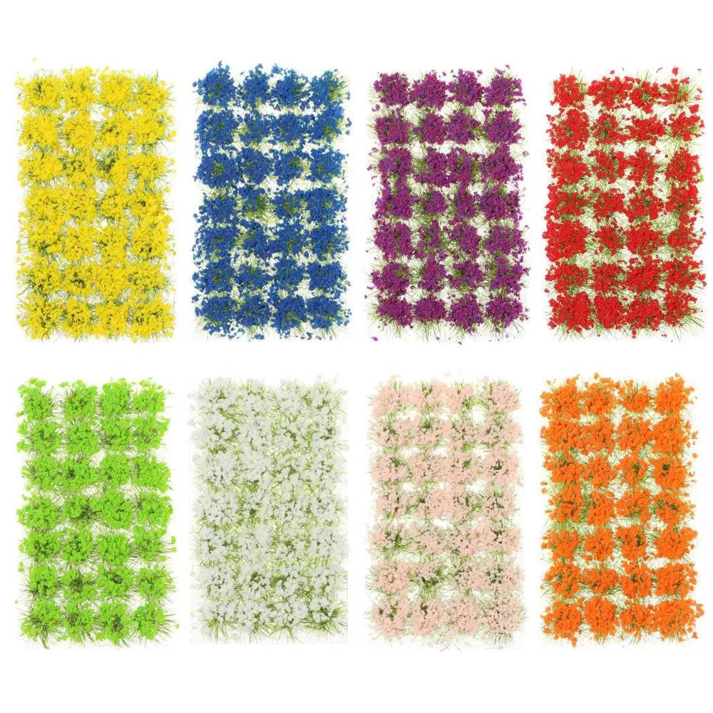 DIY Material Game Micro Landscape Scenery Simulation Terrain Production Wild Miniature Grass Model Scene Flower Cluster