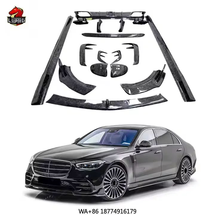 

Комплект кузова из углеродного волокна для обновления W223 до Bodykit M Style