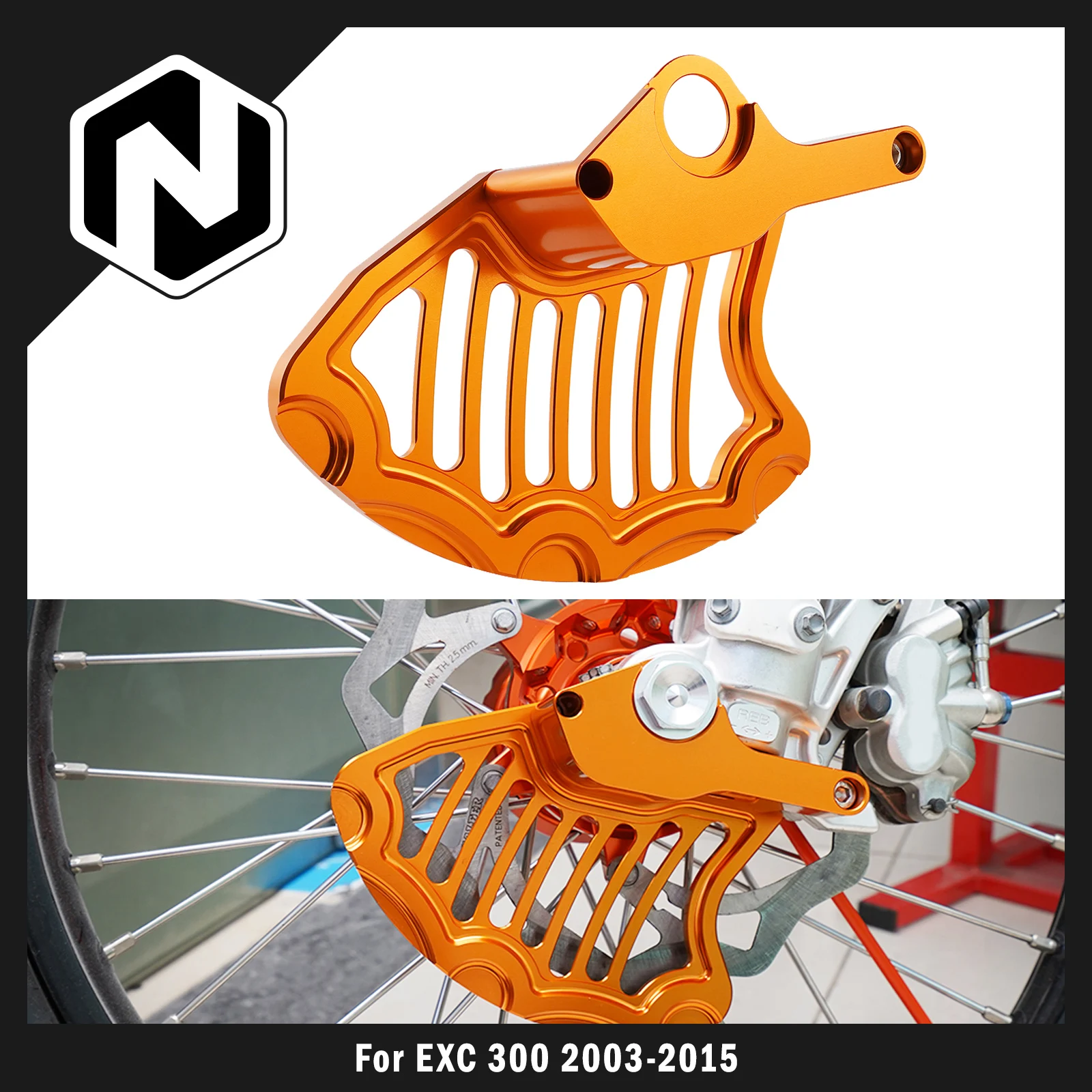 

NICECNC для KTM EXC 300 EXC 250 XCW XCF-W 2003-2015 EXCF 350 EXC 450 SX 125 SXF 250 SXF 450 2003-2014, защита переднего тормозного диска
