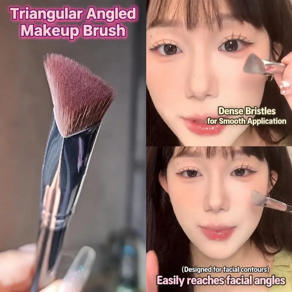 1PC Under Eye Concealer Makeup Brush for Liquid Cream Blending Concealing Triangle Foundation Brush Cosmetic Makeup Tools 2026