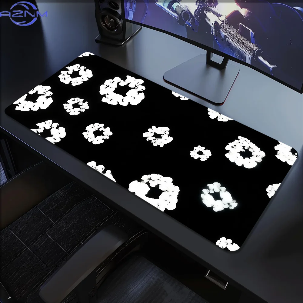 Fashion Mouse D-Denim Pad Gaming Office Logo Desk Tears Pads Large For Computer Flower Non-slip Lockedge MousePad