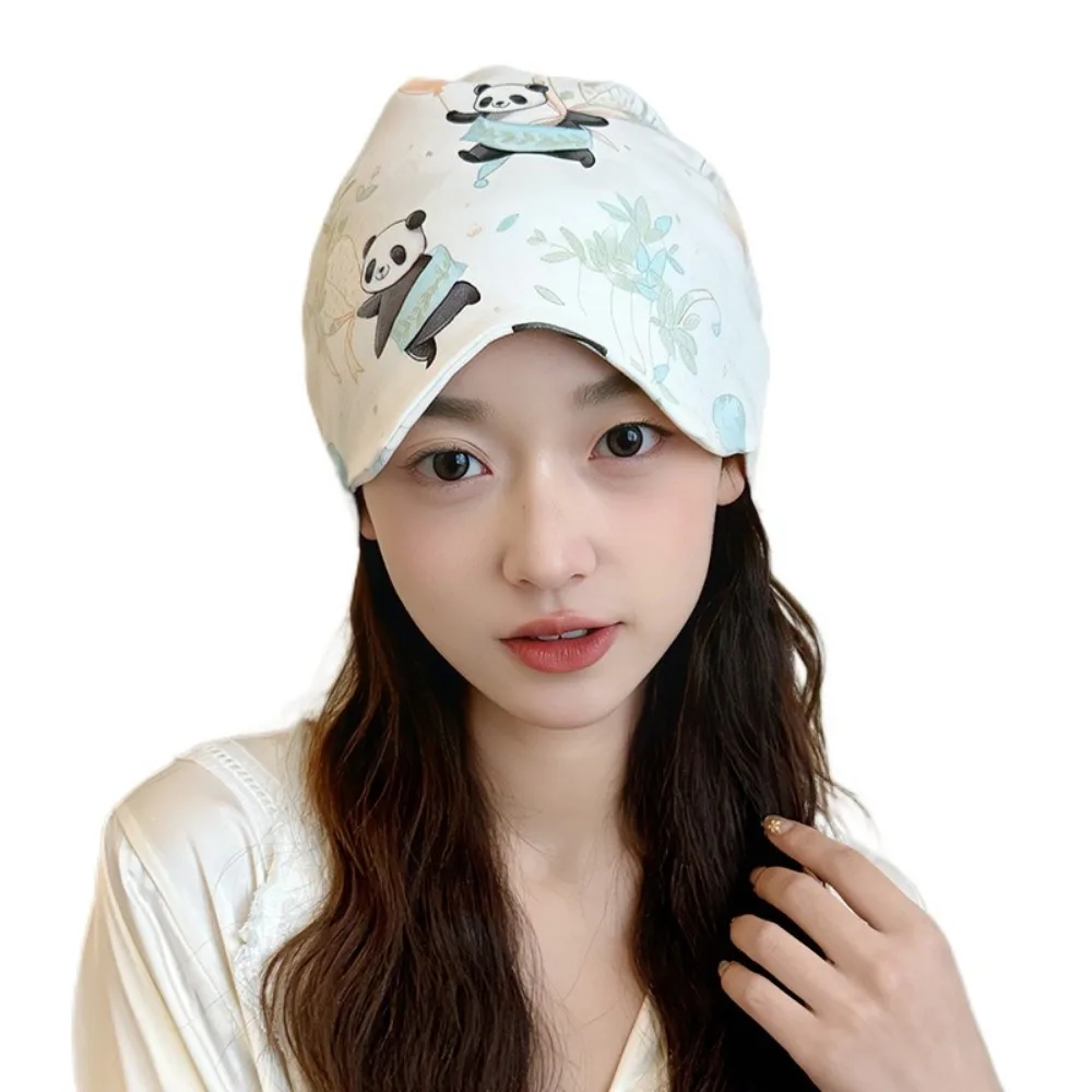 

Breathable Postpartum Confinement Hat 2in1 Dual-purpose Maternal Headscarf Adjustable Eye Mask Postpartum Cap