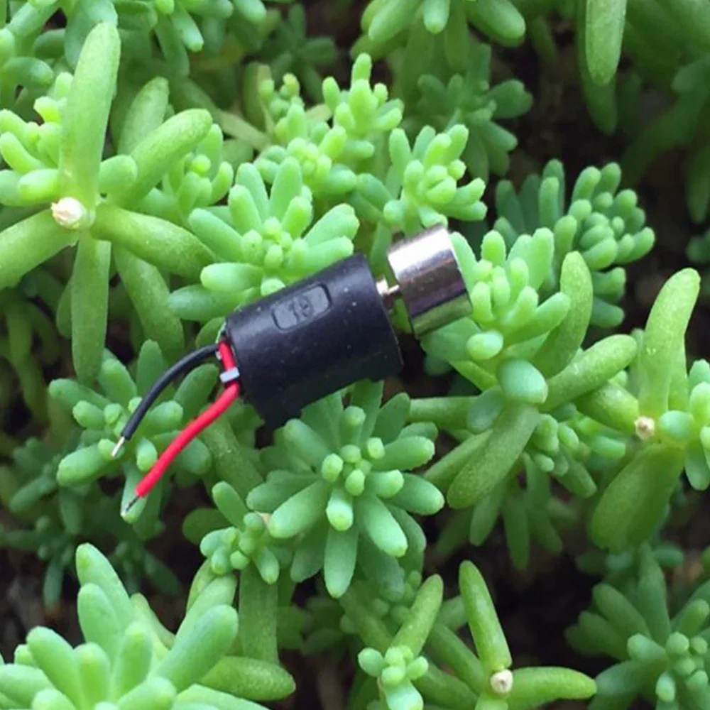 DC 1.5V-6V 3V 3.7V 0408 Coreless Vibration Motor with Rubber Sleeve Hammer Head Hollow Cup Precision Electric DC Vibrator