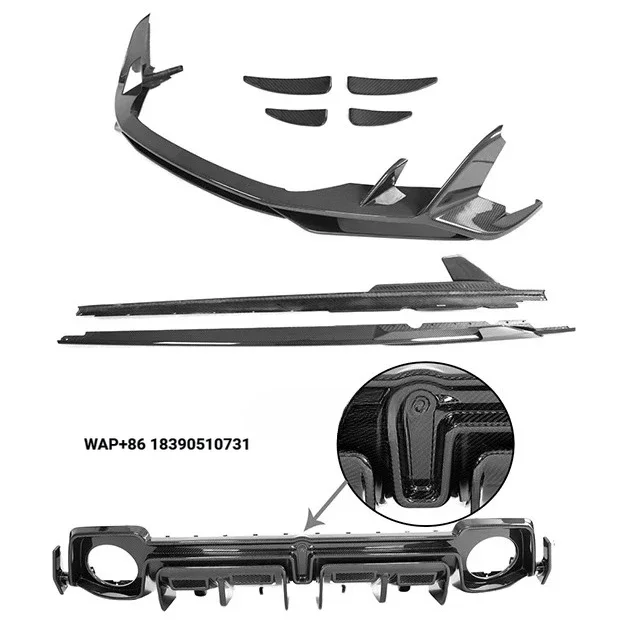 Suitable for 19-23 R8 COUPE Upgrade Capristo Dry Carbon Body Kit Front Rear Lip Side Skirts Tail Wing  Modification
