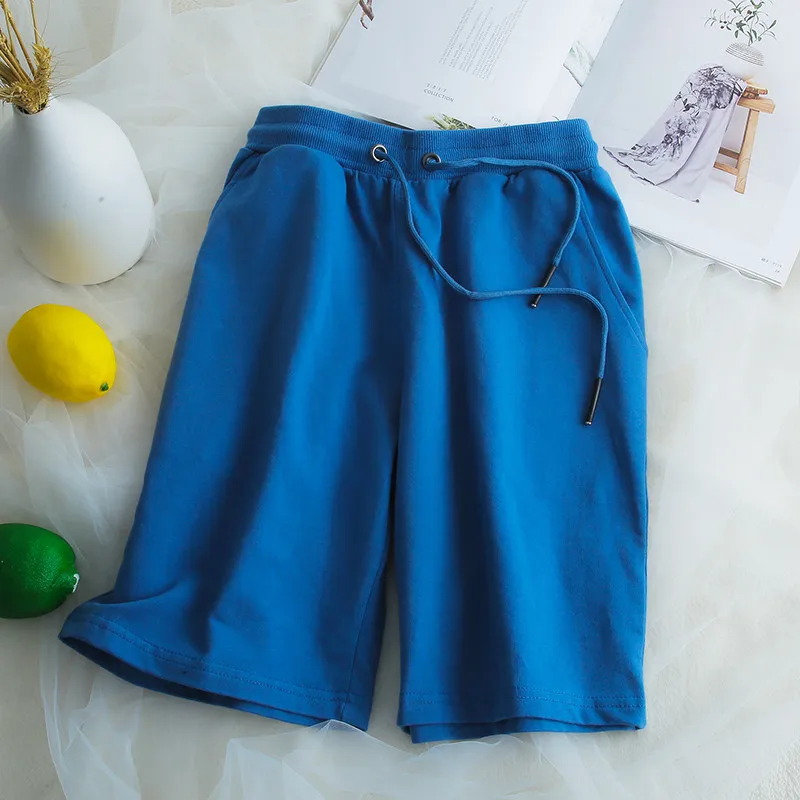 

00% чистый хлопок, свободный крой, новые брюки Sle ort, женские спортивные брюки для бега, мужские повседневные брюки длиной пять четвертей для поездок на работу