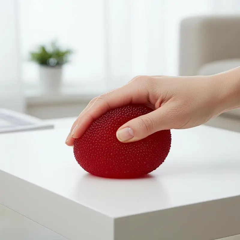 Simulated Iced Waxberry Squeeze Fidget Toy Soft Stress Relief Squishy for Kids Adults Home Office Anxiety Relief