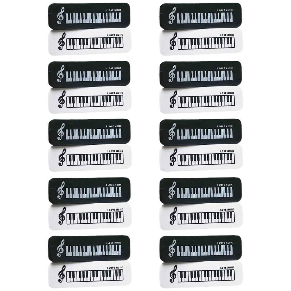 Eraser Mini Erasers Bulk School Small Piano Shaped for Homework Reward Cute Students