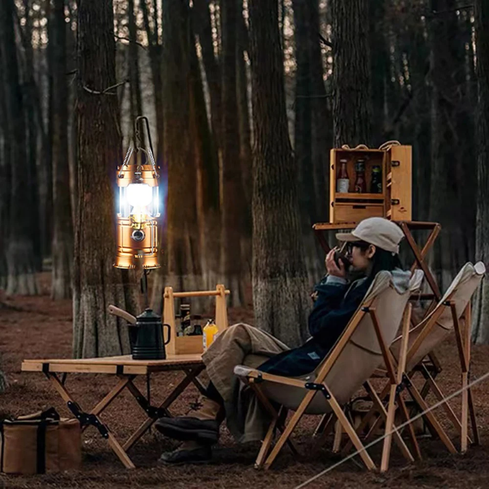 4 w 1 zewnętrzna lampa kempingowa latarnia ładowana przez USB latarka oświetlenie latarnia latarka zewnętrzna lampa kempingowa wodoodporna