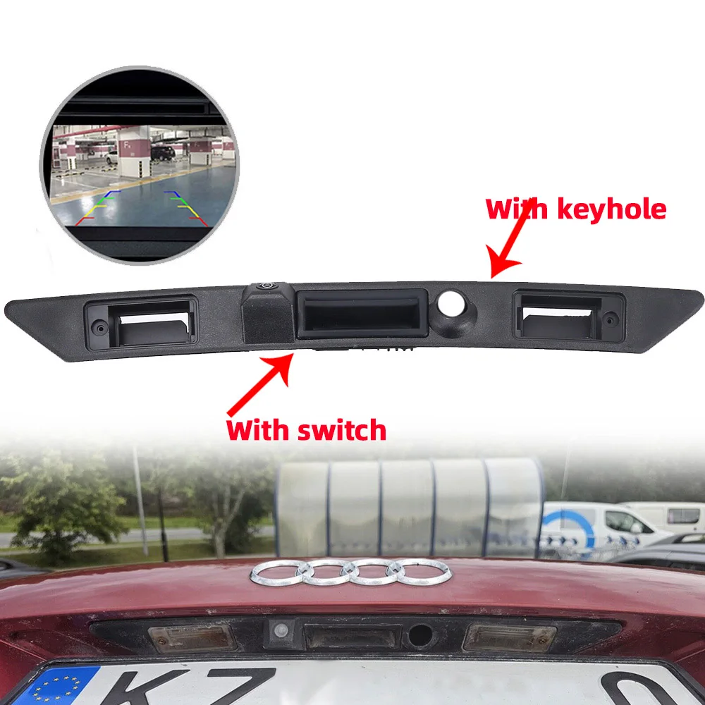 HD Truck Handle Parking Rearview Car Camera for Audi A4 Q7 A6L RS6 A3 8V 8P 8P1 8PA S3 V6 Allroad Sportback Quattro