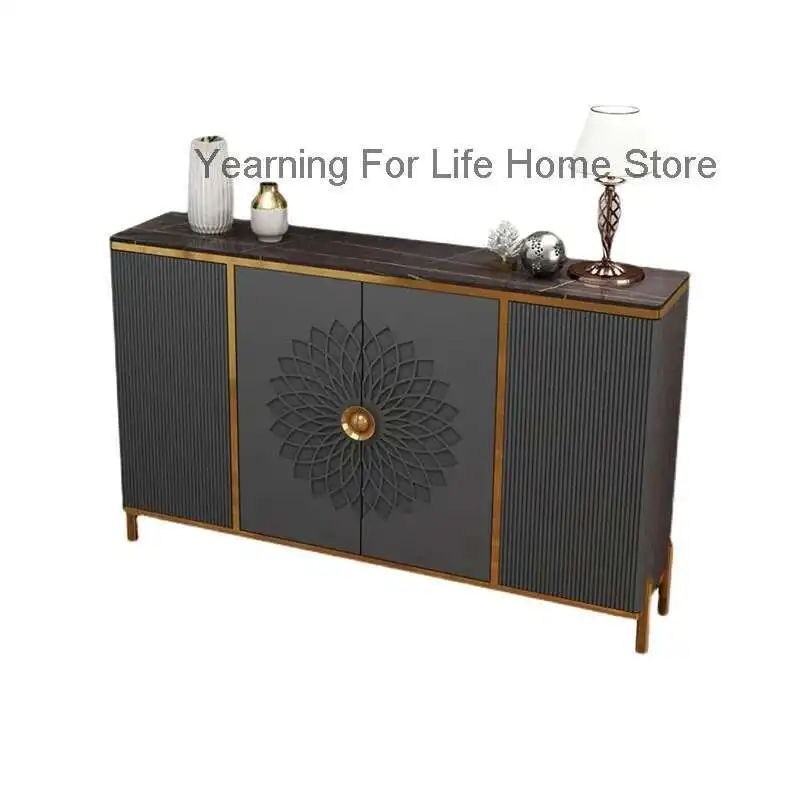 خزائن غرفة المعيشة الصناعية الاسكندنافية الفاخرة البسيطة الحديثة وظيفة التخزين خزانة أدراج عرض أثاث Woonkamer Kasten #6