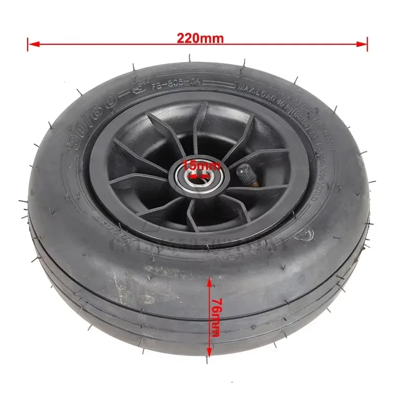 【2026】80/60-5 Wheel Tubeless Tire For Ninebot Mini Pro Karting Front Wheel Tire Electric Children's Go Kart Wheel