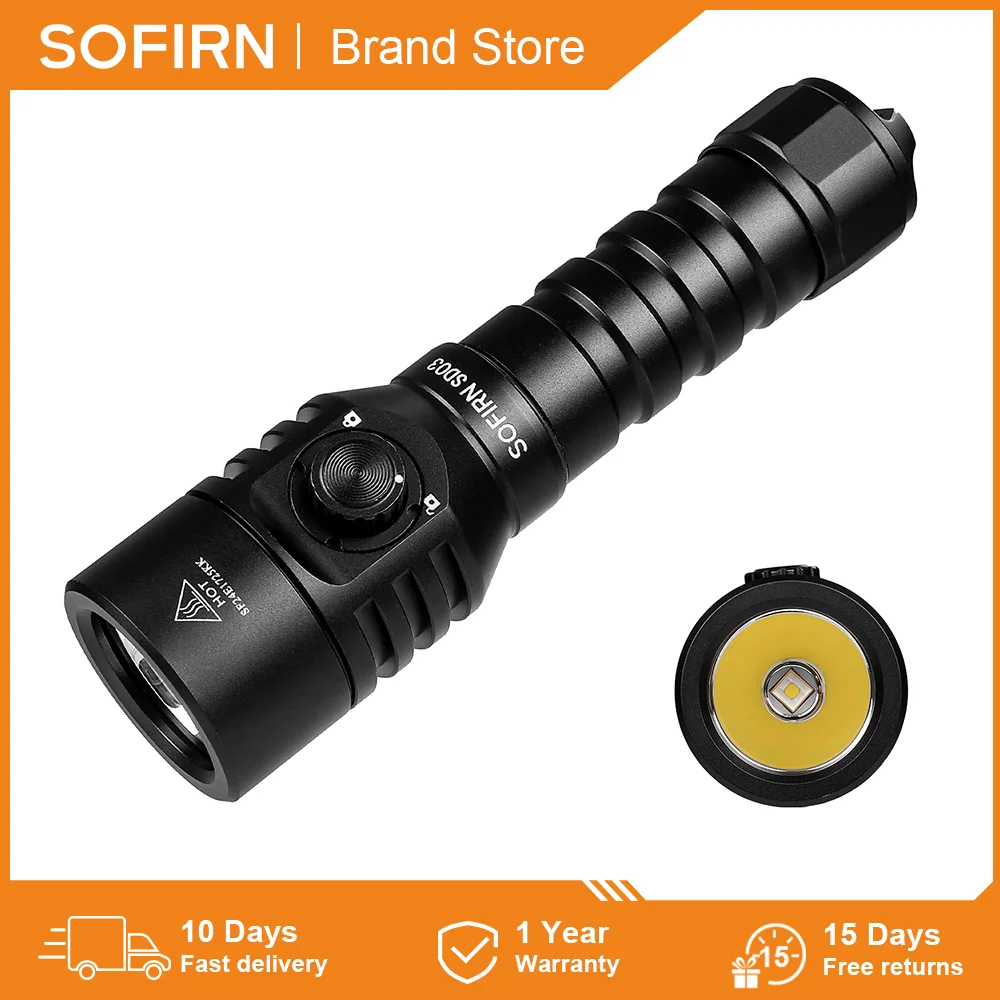 

Фонарик для дайвинга Sofirn SD03 SFT40, IP68, 5000 лм, K