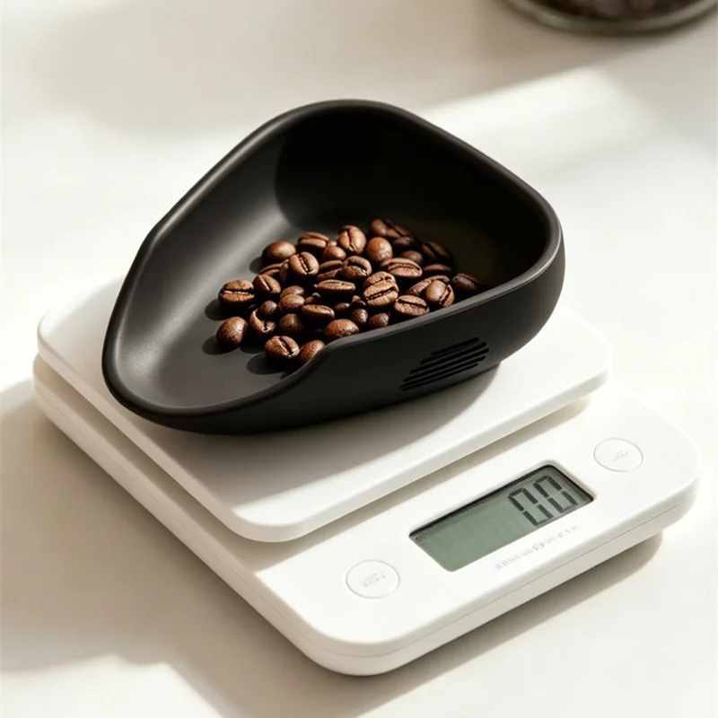 Home Improvement News - ถาดรองเมล็ดกาแฟซิลิโคนใหม่ จานชั่งน้ำหนักเมล็ดกาแฟสำหรับเอสเพรสโซ จานรองช้อนตักขนาดเล็กสำหรับบาริสต้าที่บ้าน อุปกรณ์เสริมสำหรับกาแฟ