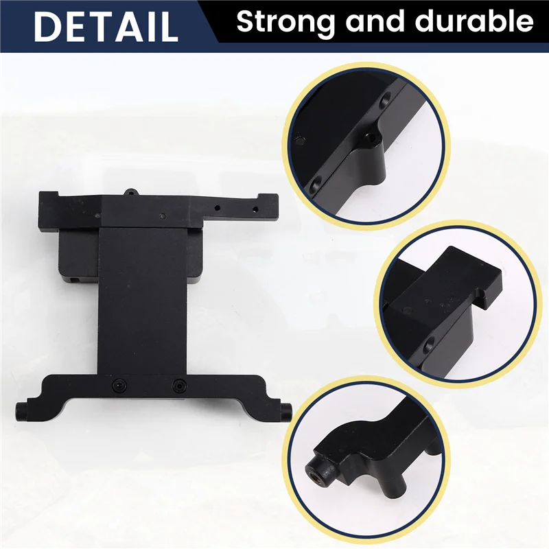 AS96-Kit Kotak Peralatan Penerima Radio Logam untuk Axial SCX6 AXI05000 JEEP Wrangler AXI05001 Trail Honcho 1/6 RC Mobil Perayap