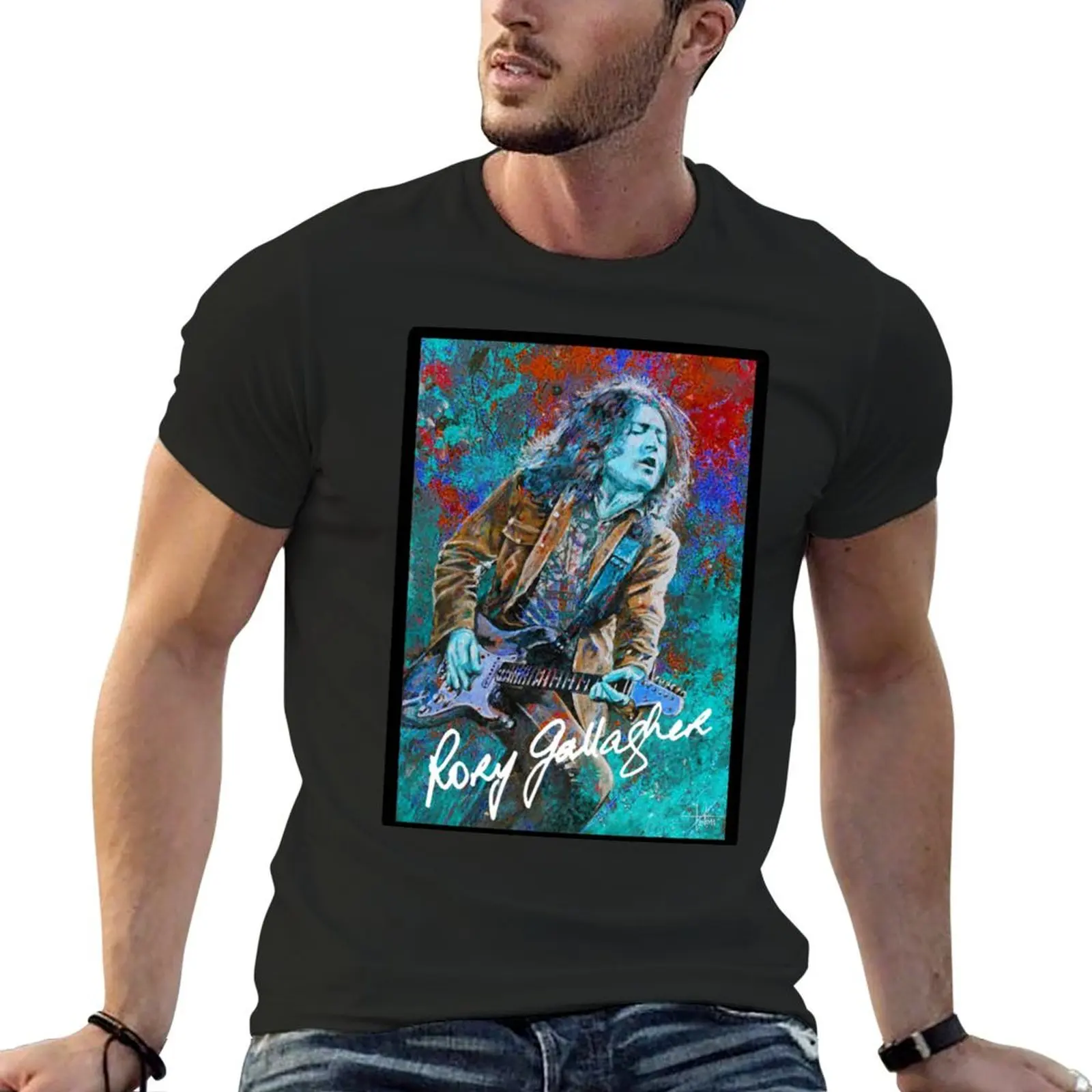 RORY GALLAGHER MUSIC ARTWORK T-Shirt oversized graphic tee oversizeds anime shirts men