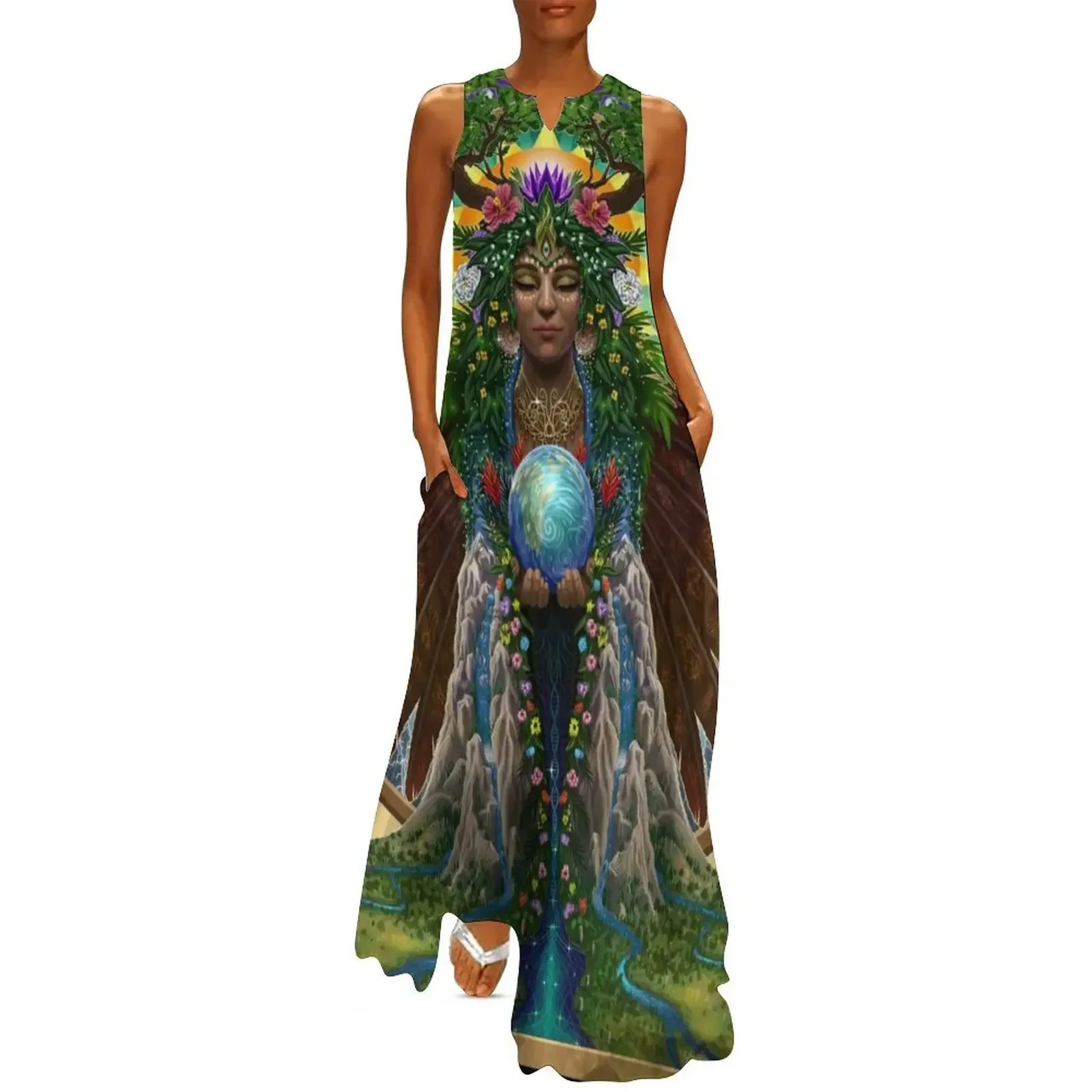 

Gaia: Sacred System Long Dress Prom gown Women's long dress Women's skirt Dress