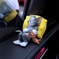 Cartoon Decoration Tom Cat Jerry Mouse Cat Ornament Cute Desk Decorations Adorable Figurines Toy Figures Car Home Decoration