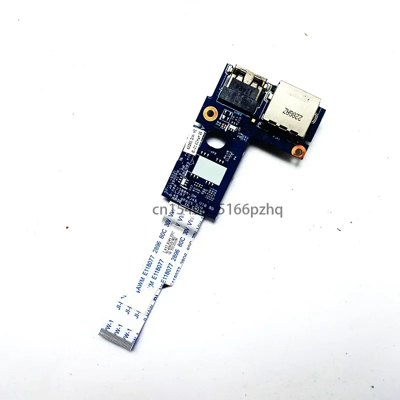 Used  Laptop USB Board For Lenovo Z570 Z575 B570 B575 B570E LA57 RJ45 55.4PA03.021G   With Cable